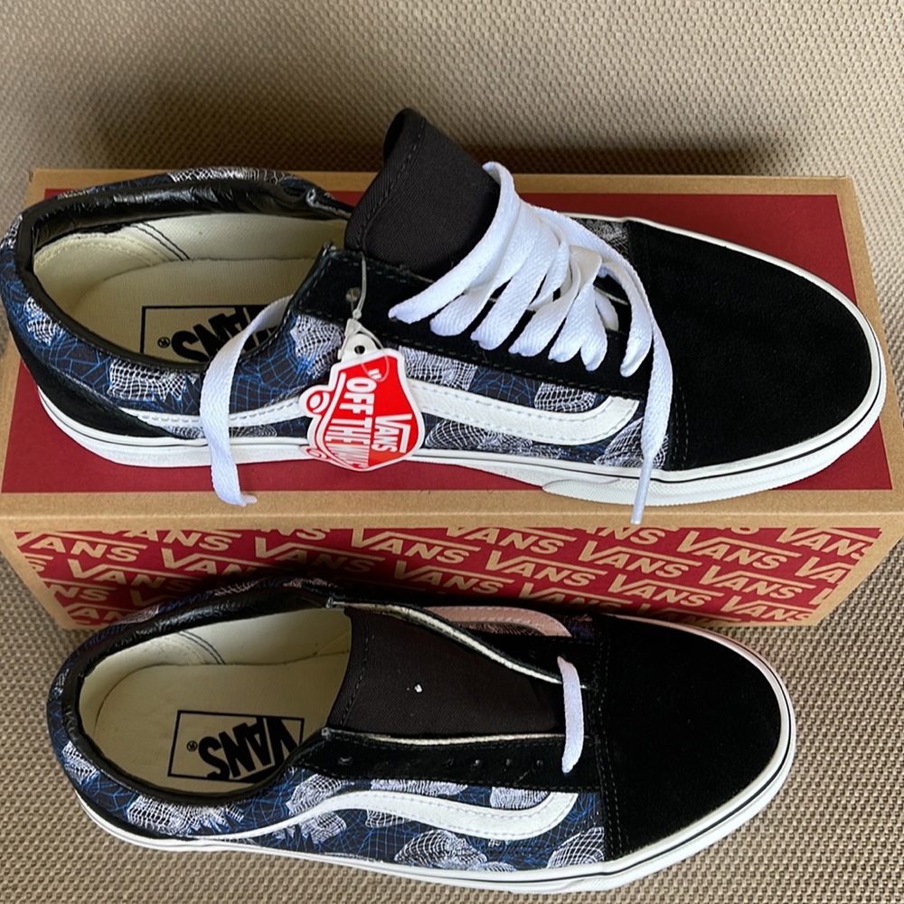 Vans Old Skool Wireframe Skulls Black / True White WMNS - Picture 3 of 16